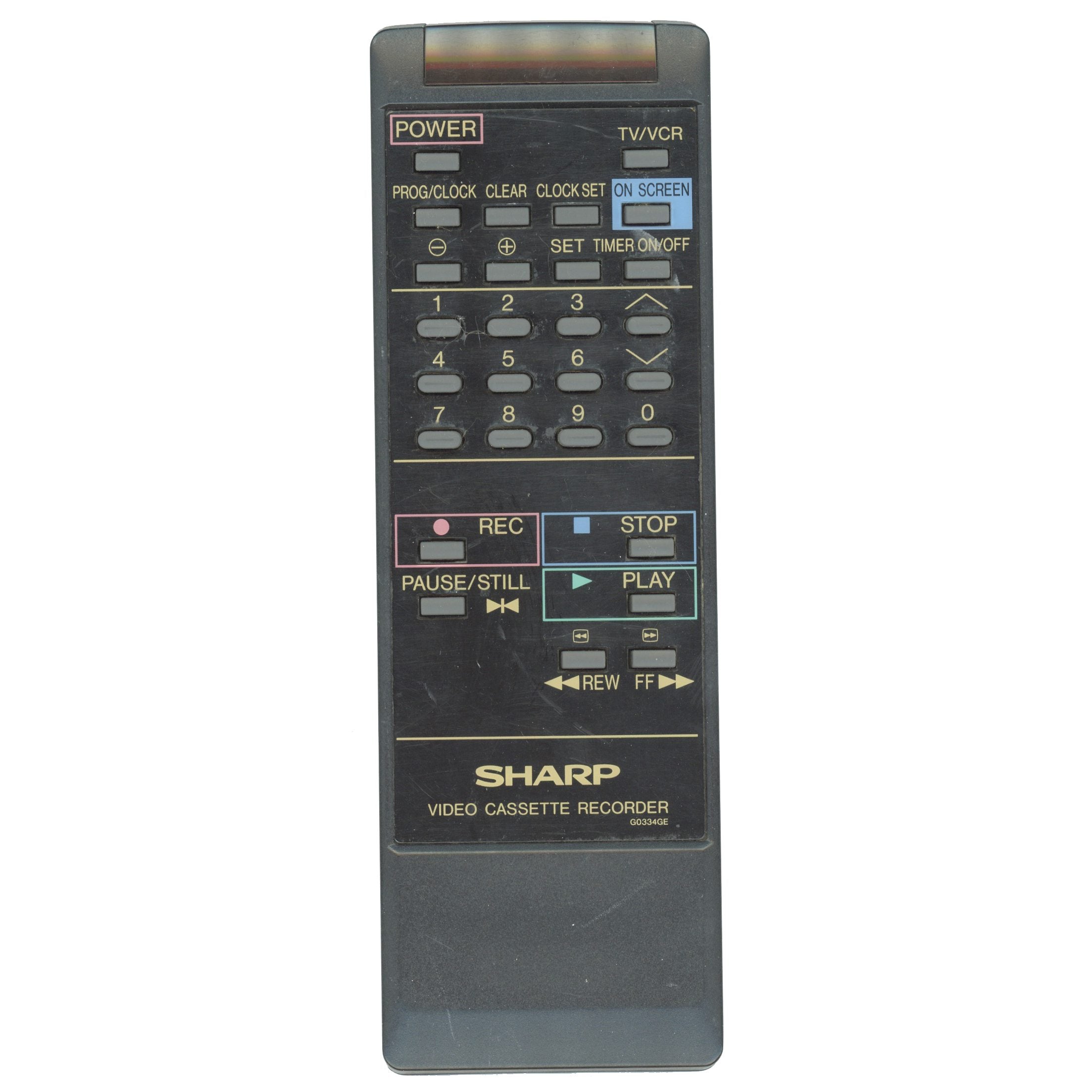 Control remoto para videograbadora Sharp G0334GE