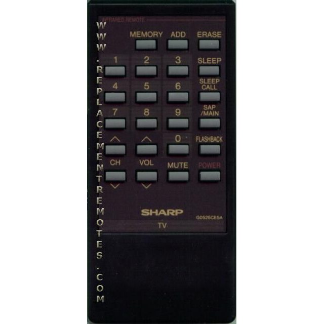 Sharp G0525CESA TV Remote Control