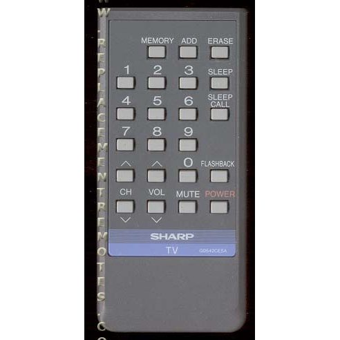Sharp G0542CESA TV Remote Control
