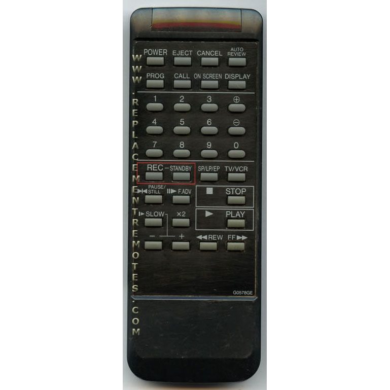 Control remoto para videograbadora Sharp G0578GE