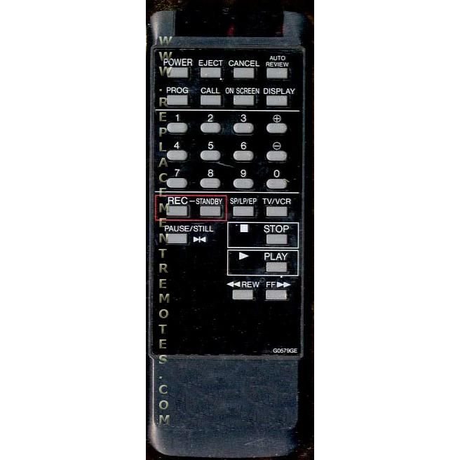 Sharp G0579GE VCR Remote Control