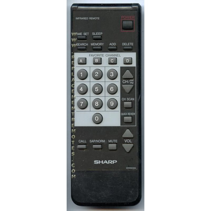 Sharp G0669CESA TV Remote Control