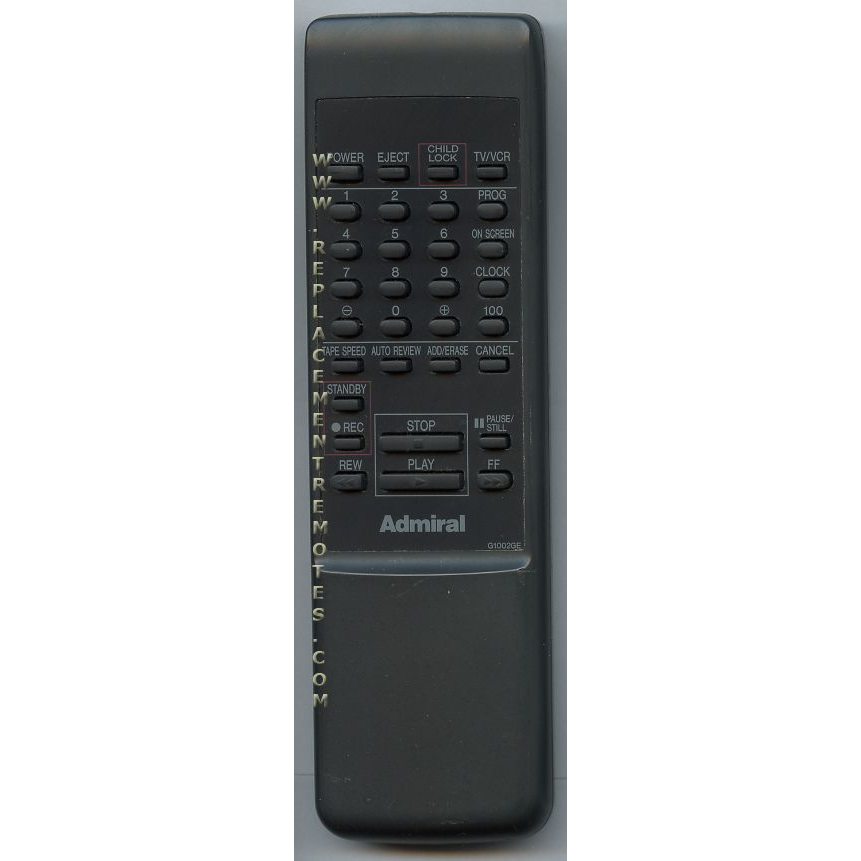 Télécommande pour magnétoscope Sharp G1002GE Admiral