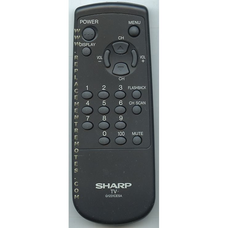 Sharp G1231CESA TV Remote Control