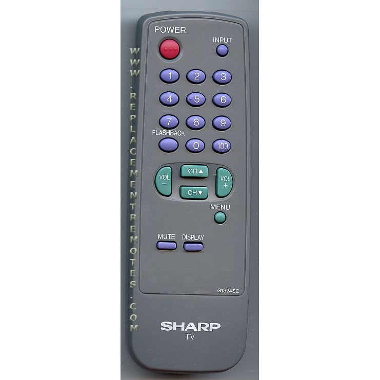 Sharp G1324SC TV Remote Control