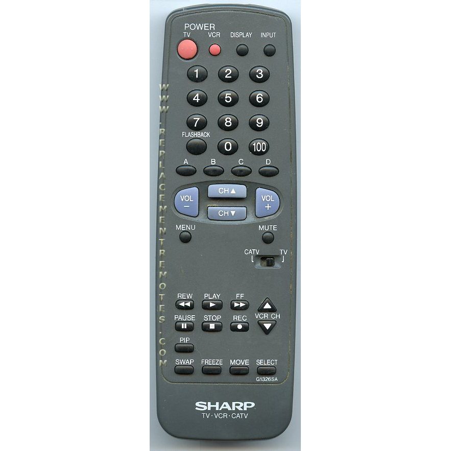 Sharp G1326SA TV Remote Control