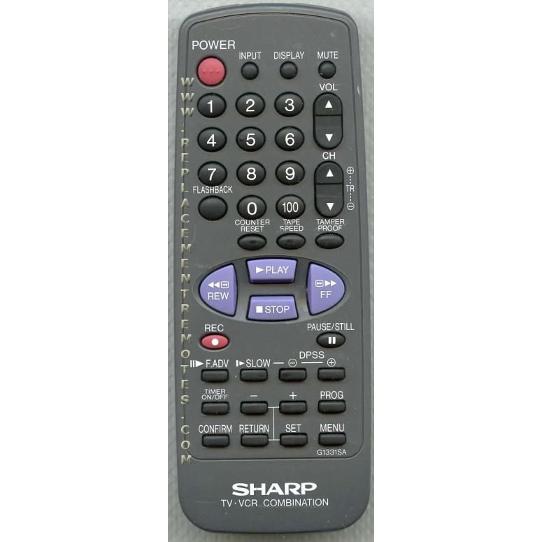 Sharp G1331SA TV Remote Control