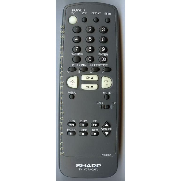 Sharp G1395SA TV Remote Control