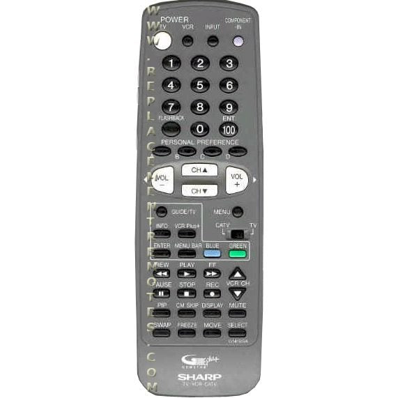Sharp G1418SA TV/VCR Remote Control