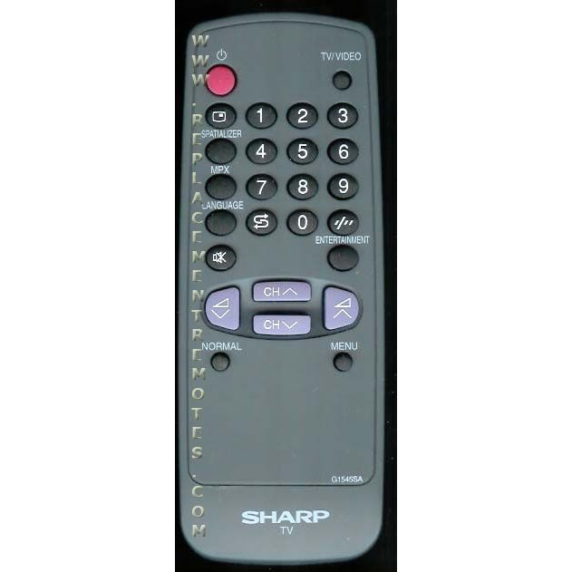 Télécommande pour téléviseur Sharp G1545SA
