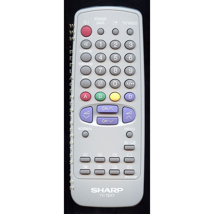 Télécommande pour téléviseur Sharp G1572SB