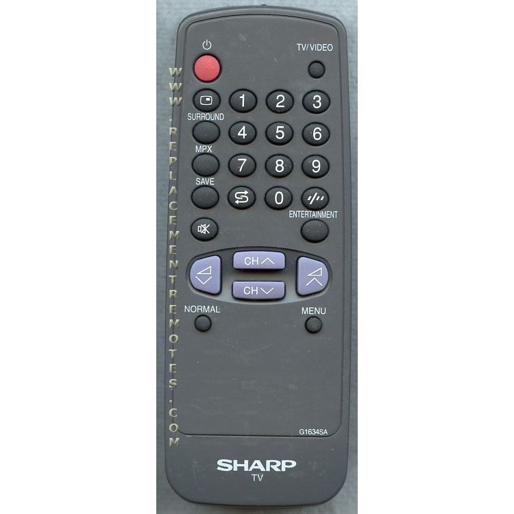 Control remoto para televisor Sharp G1634SA