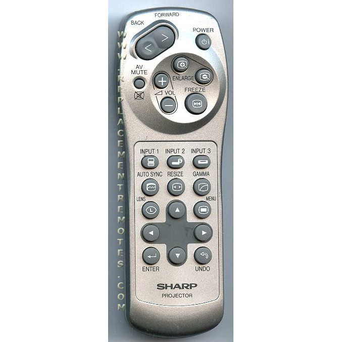 Télécommande pour projecteur Sharp GA013WJ