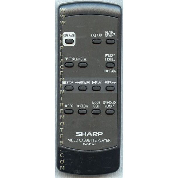 Control remoto para videograbadora Sharp GA041WJ