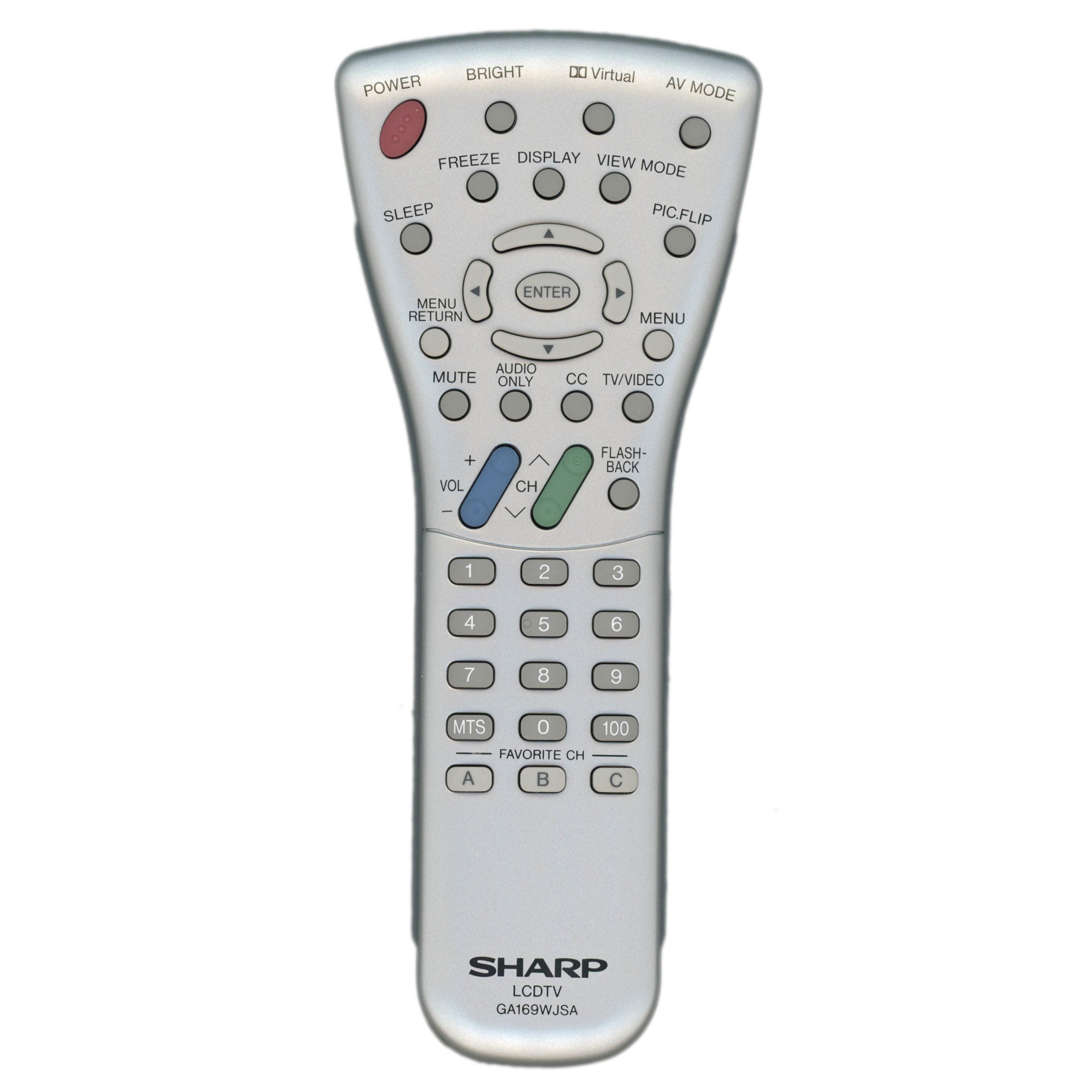 Télécommande pour téléviseur Sharp GA169WJSA