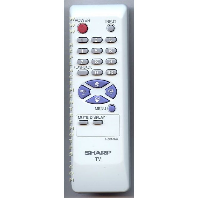 Control remoto para televisor Sharp GA257SA