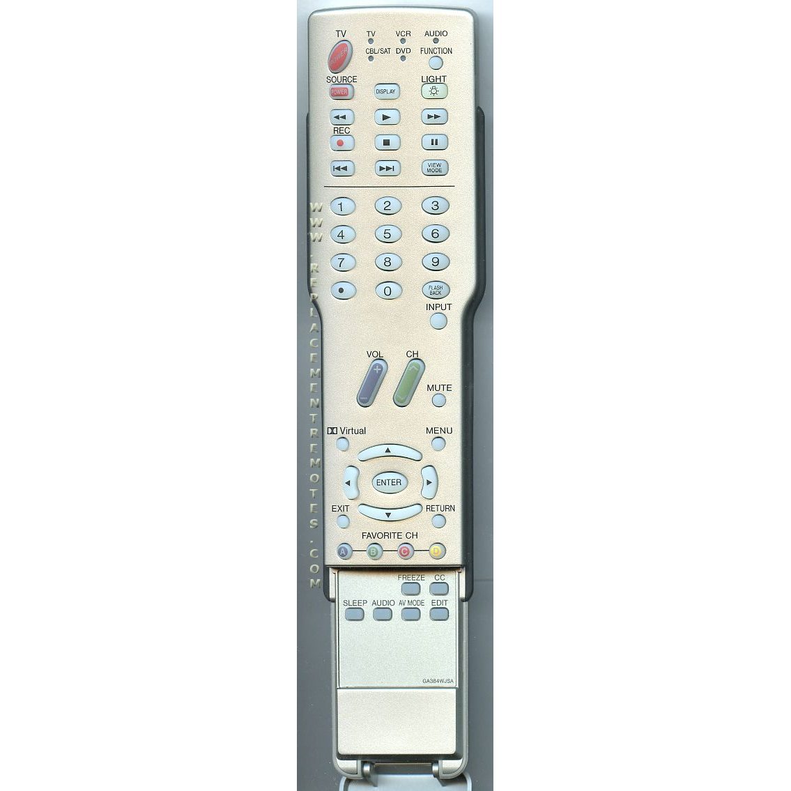 Télécommande pour téléviseur Sharp GA384WJSA