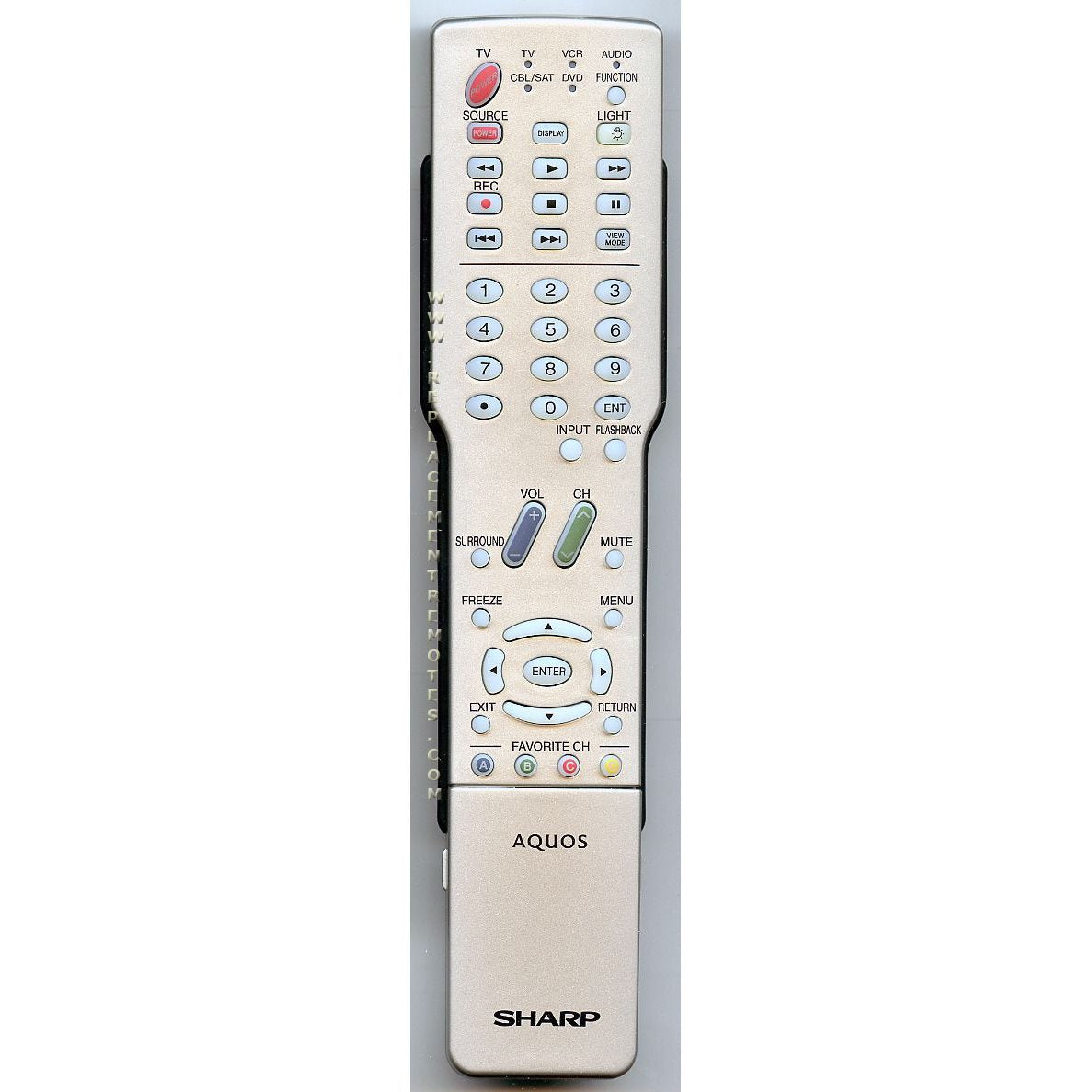 Télécommande pour téléviseur Sharp GA416WJSA