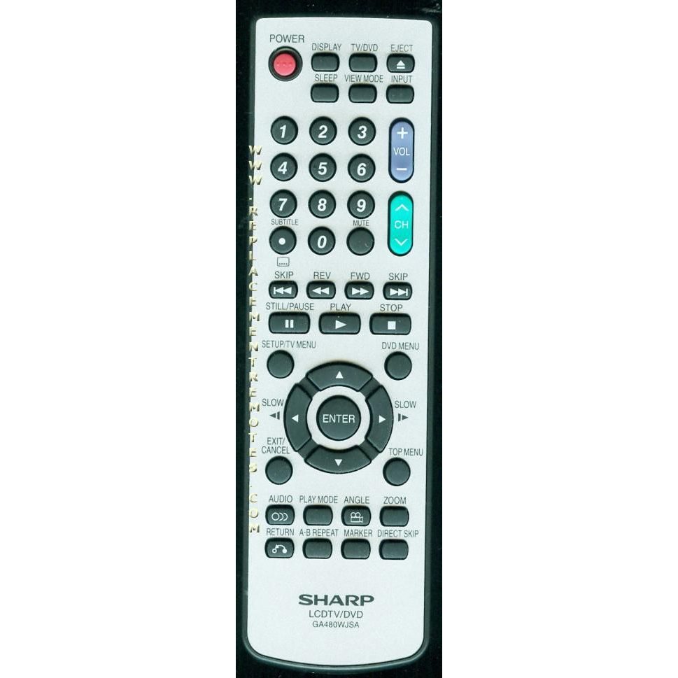 Control remoto para televisor Sharp GA480WJSA