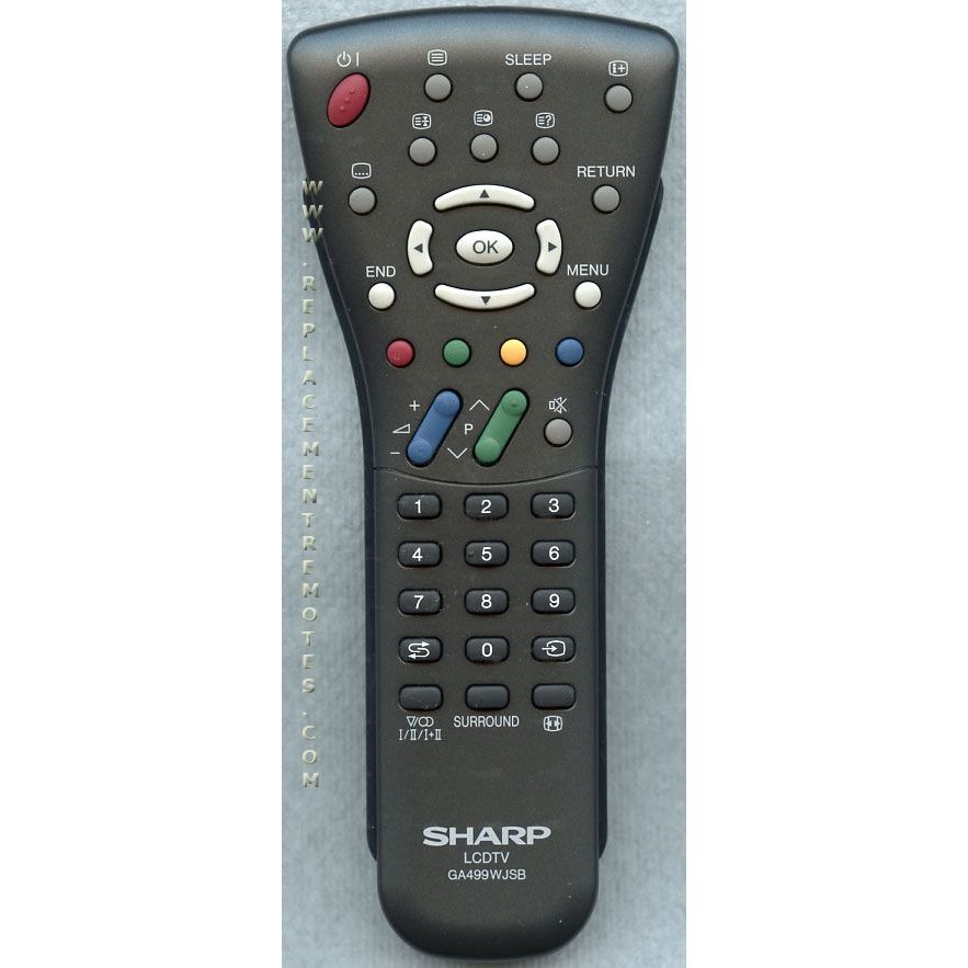 Télécommande pour téléviseur Sharp GA499WJSB