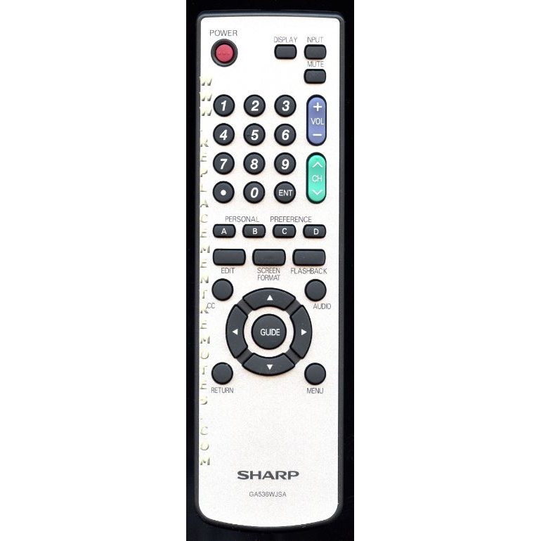 Télécommande pour téléviseur Sharp GA536WJSA