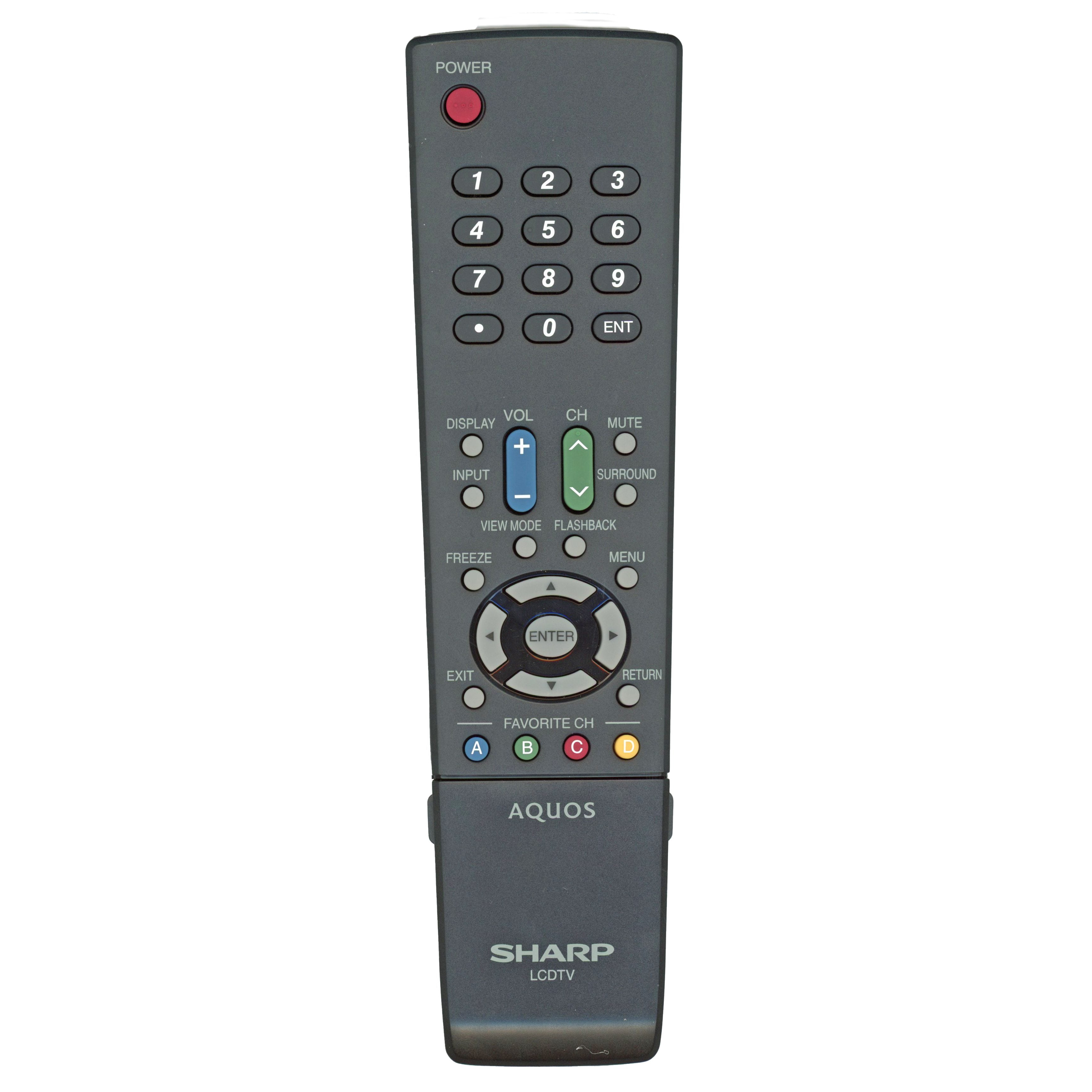 Control remoto para televisor Sharp GA549WJSA