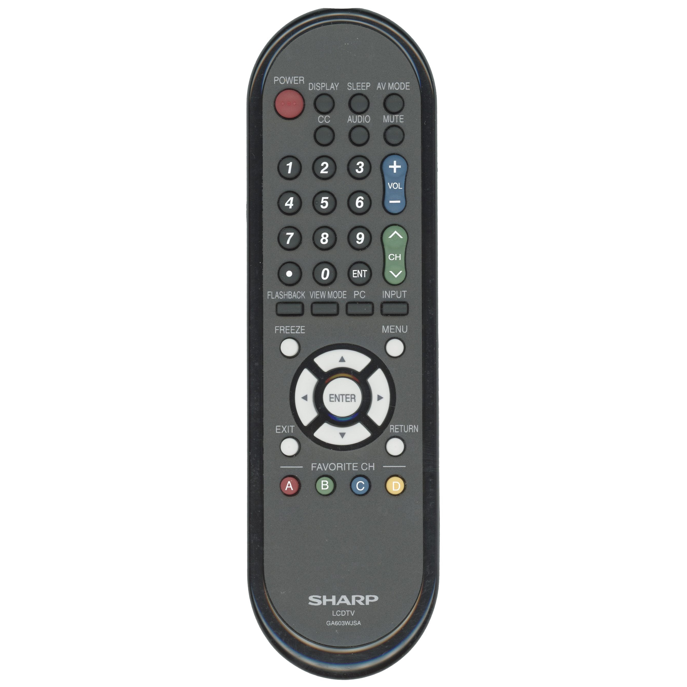 Télécommande pour téléviseur Sharp GA603WJSA