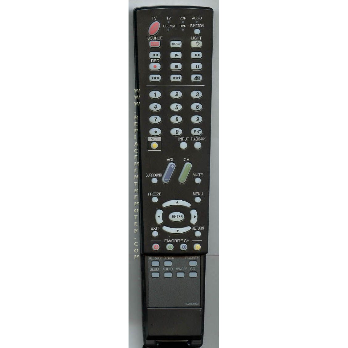 Télécommande pour téléviseur Sharp GA648WJSA
