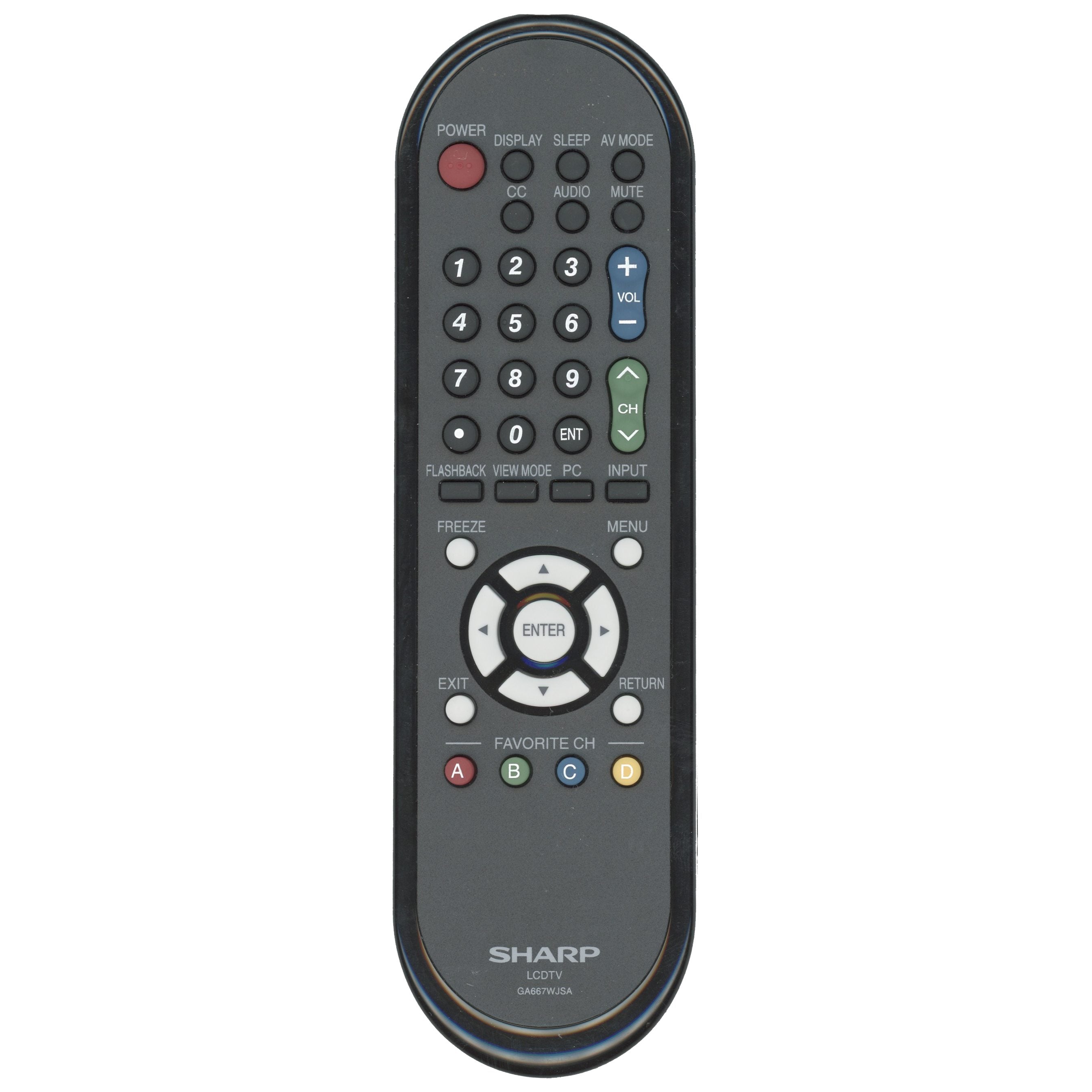 Télécommande pour téléviseur Sharp GA667WJSA