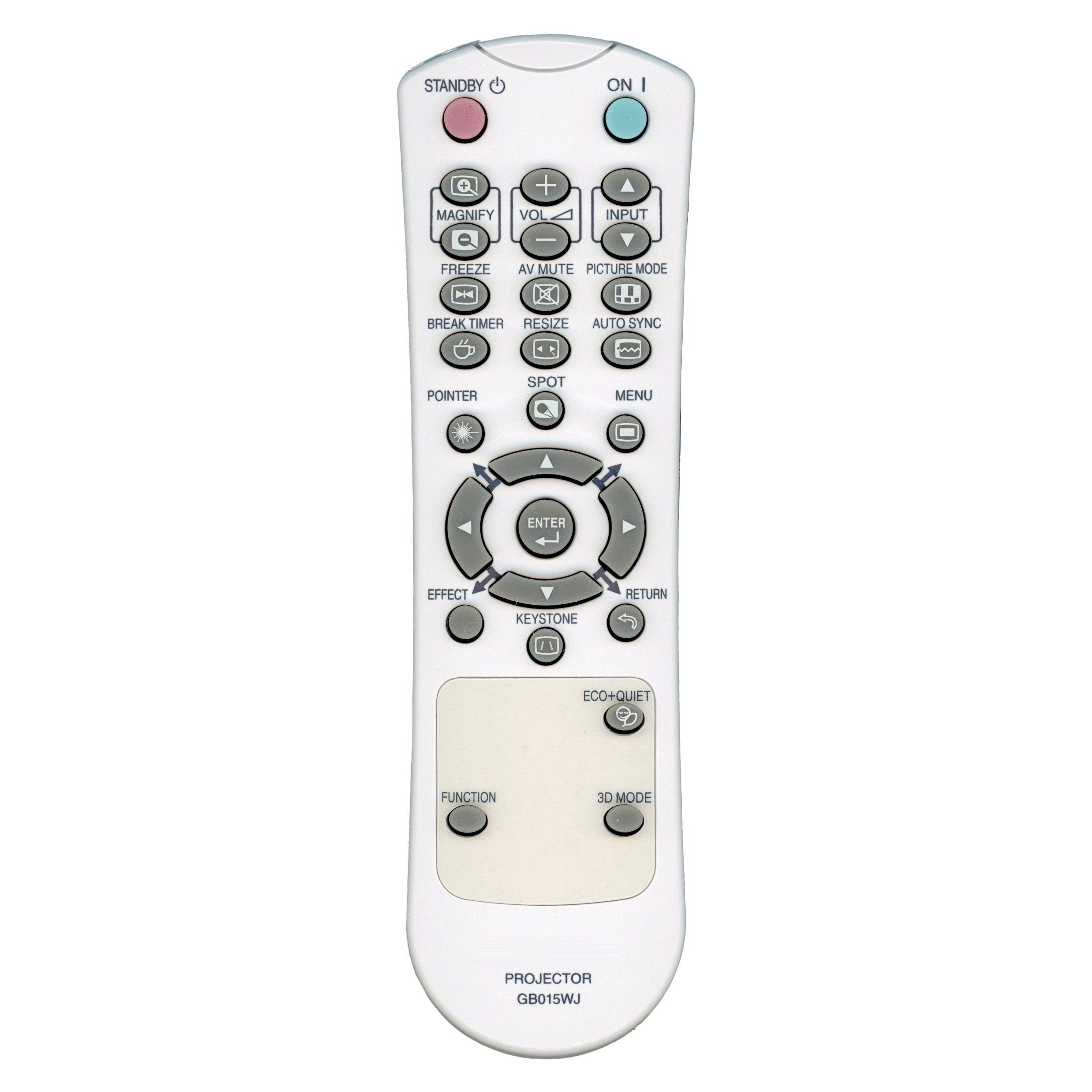 Télécommande pour projecteur Sharp GB015WJ