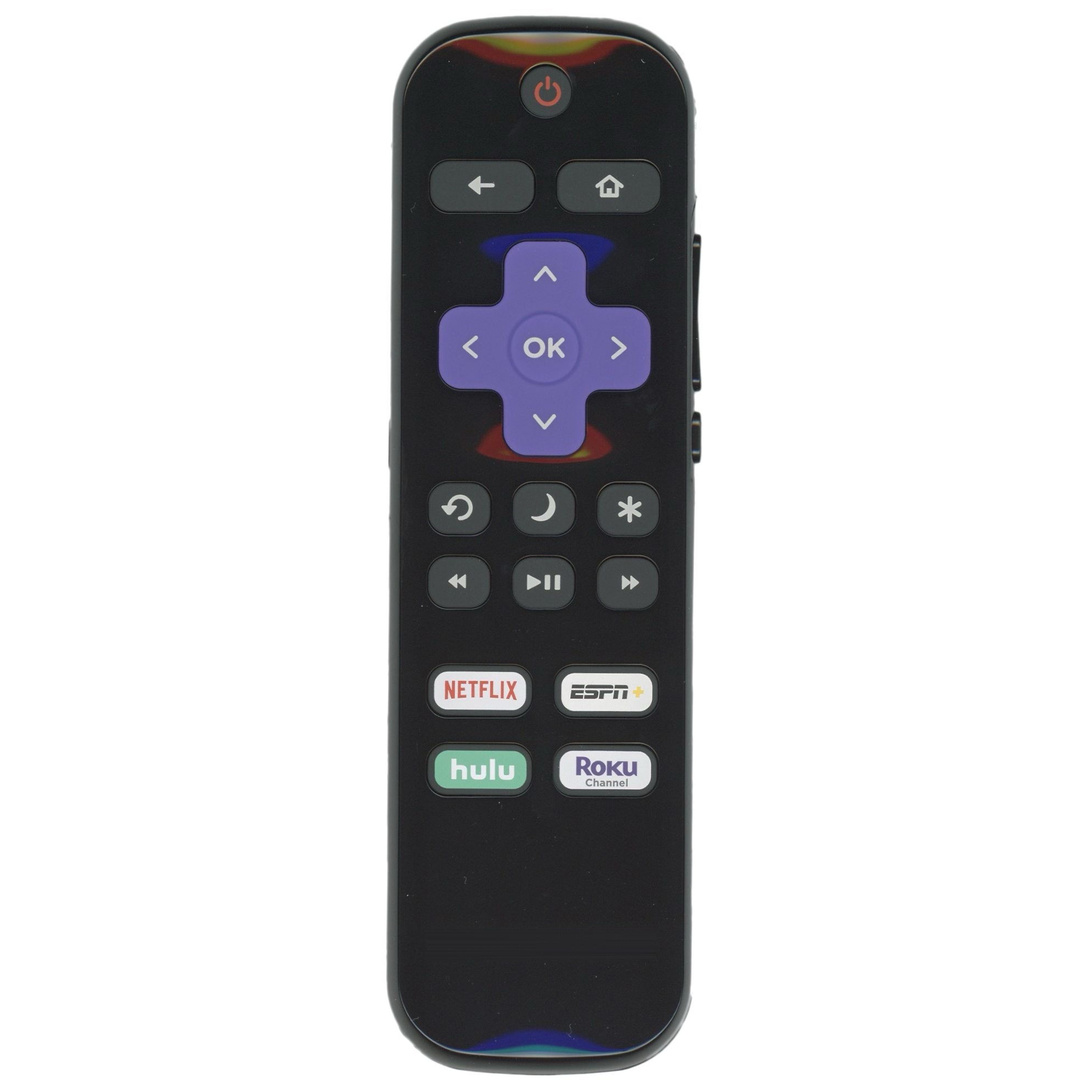 Sharp LC-RCRUS-21 ROKU TV Remote Control | 2020 | Netflix | ESPN+ | Hulu | Roku Channel - LCRCRUS21