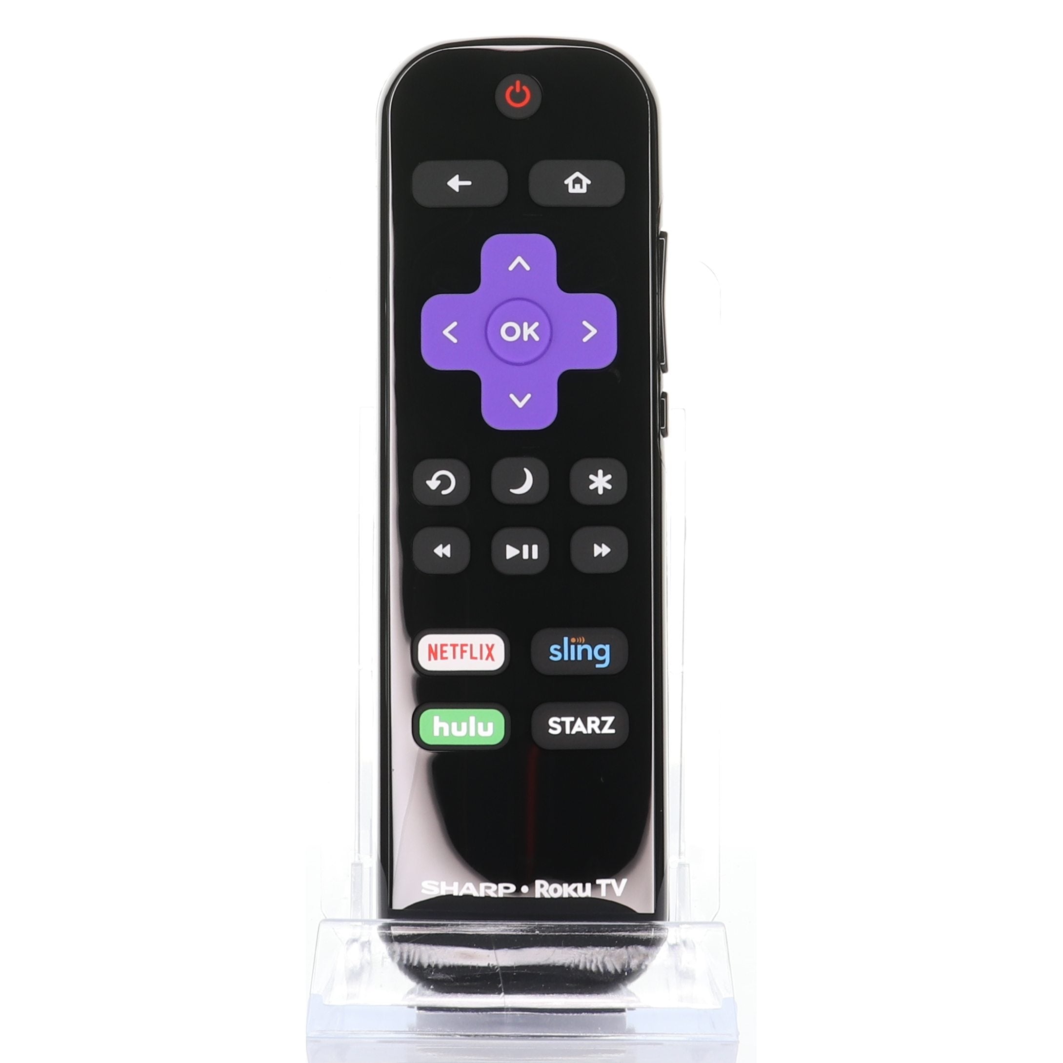Sharp LC-RCRUDUS-18 Roku TV Remote Control | Netflix | Sling | Hulu