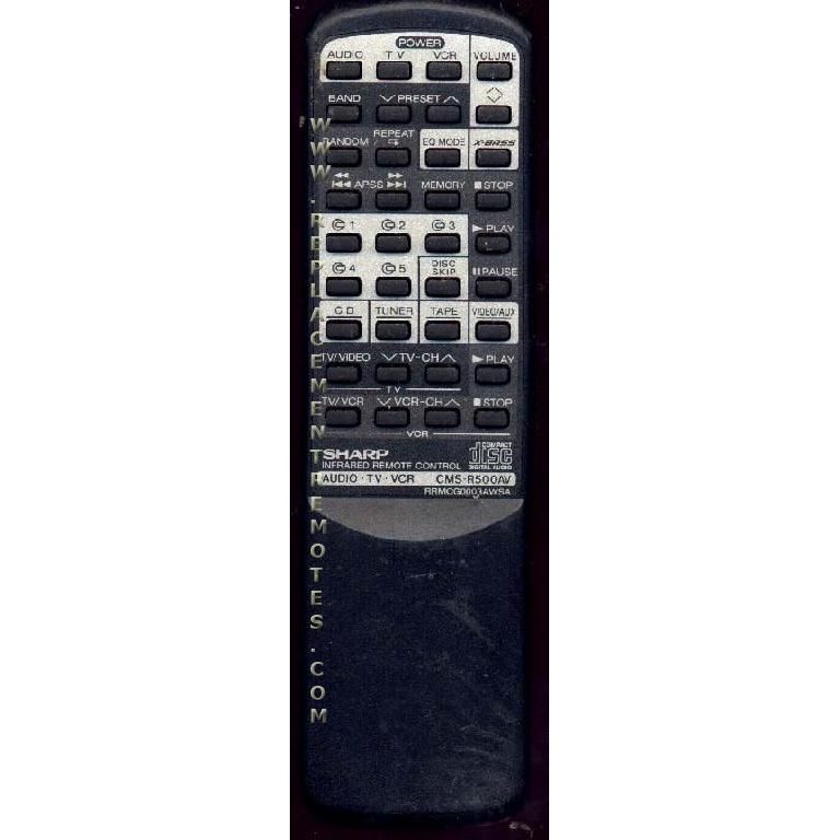 Control remoto de audio Sharp RRMCG0003AWSA