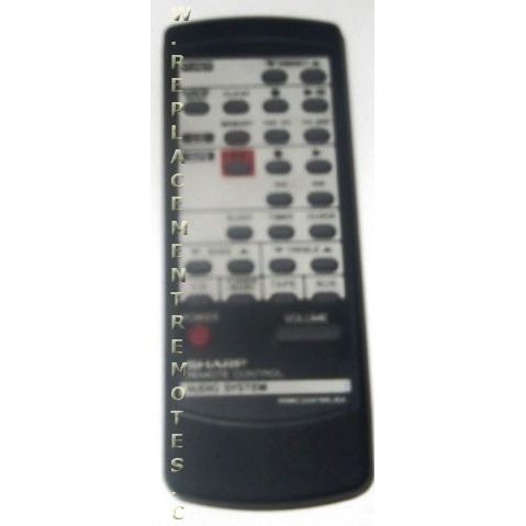 Sharp RRMCG0019SJSA Audio Remote Control