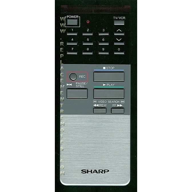 Sharp RRMCG0155GESA VCR Remote Control