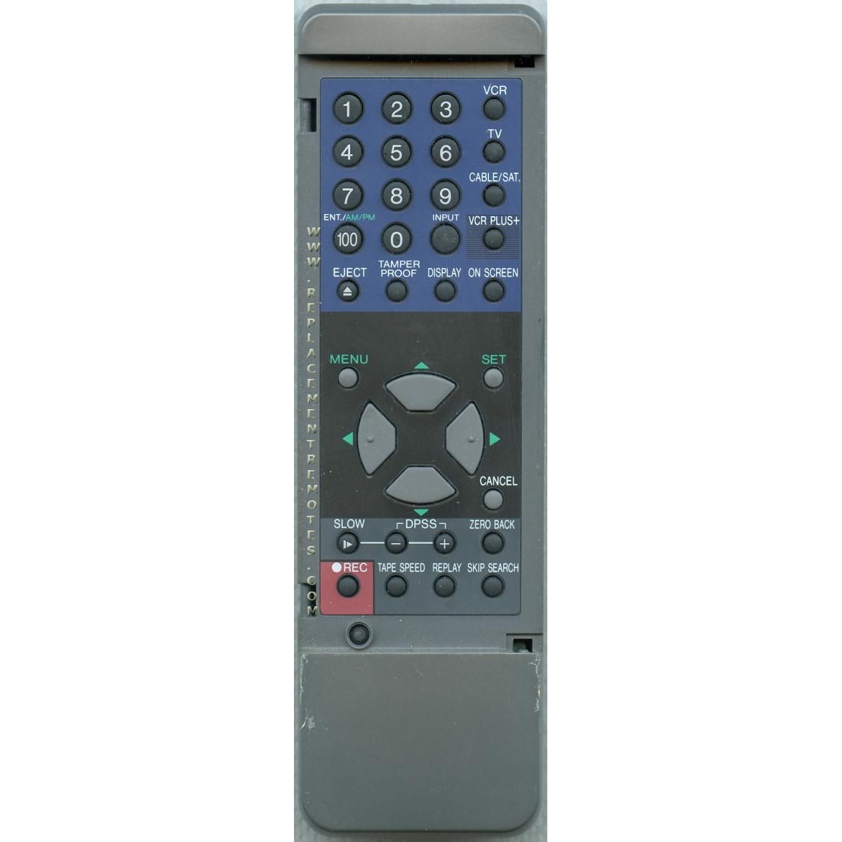 Sharp RRMCG0225AJSA VCR Remote Control