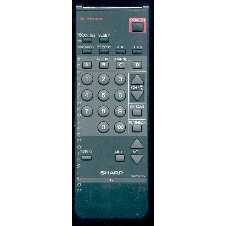 Sharp RRMCG0717CESA TV Remote Control