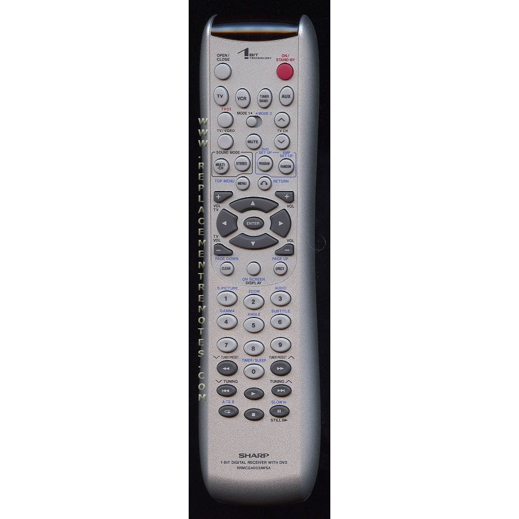 Control remoto para cine en casa Sharp RRMCGA003AWSA