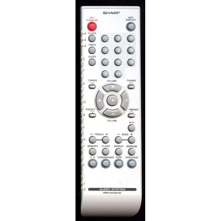 Control remoto de audio Sharp RRMCGA006SJSA