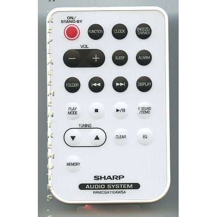 Télécommande audio Sharp RRMCGA110AWSA