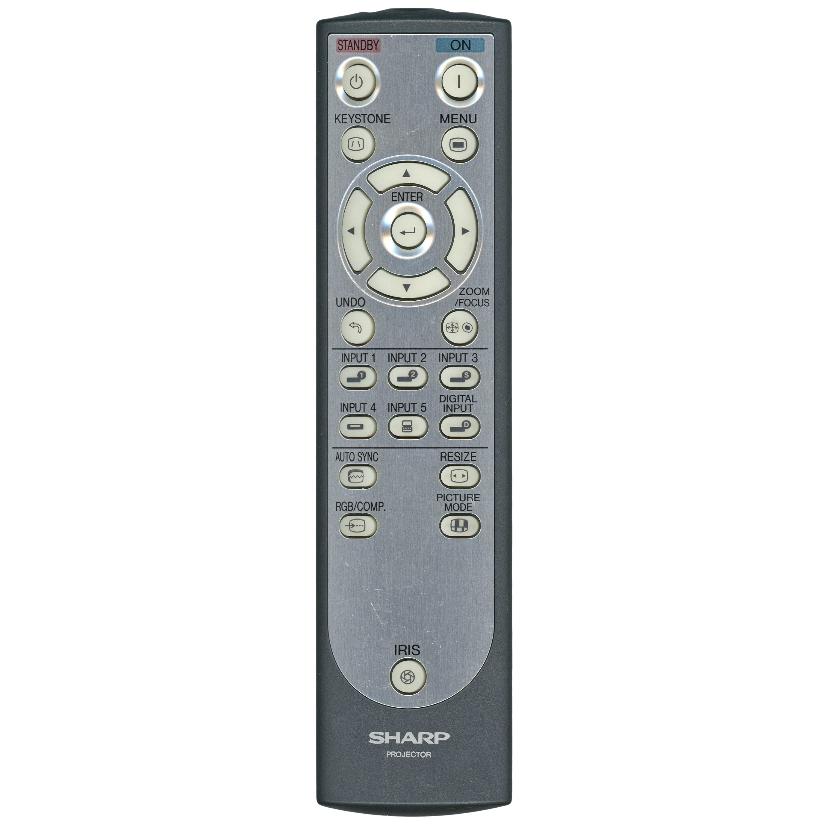 Télécommande pour projecteur Sharp RRMCGA334WJSA
