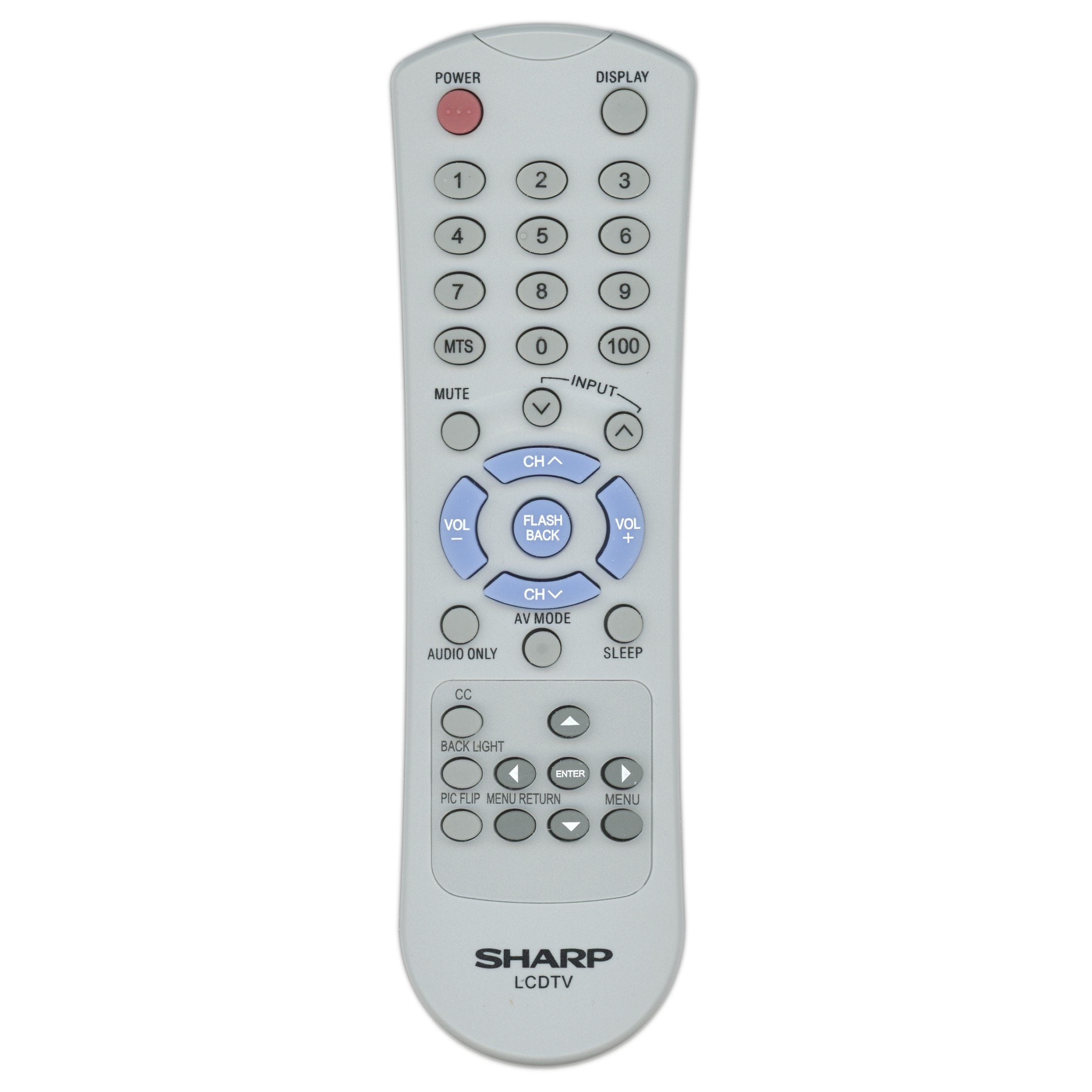 Control remoto para televisor Sharp RRMCGA457WJSA