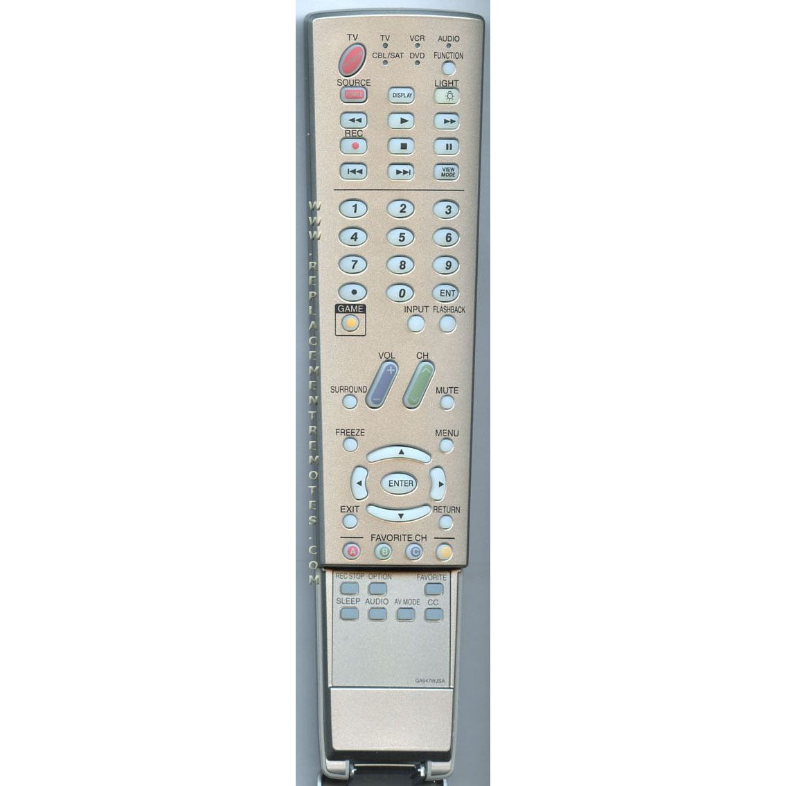 Télécommande pour téléviseur Sharp RRMCGA647WJSA