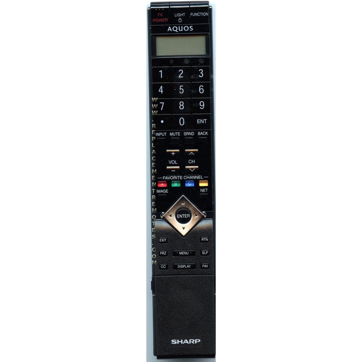 Control remoto para televisor Sharp RRMCGA720WJSA