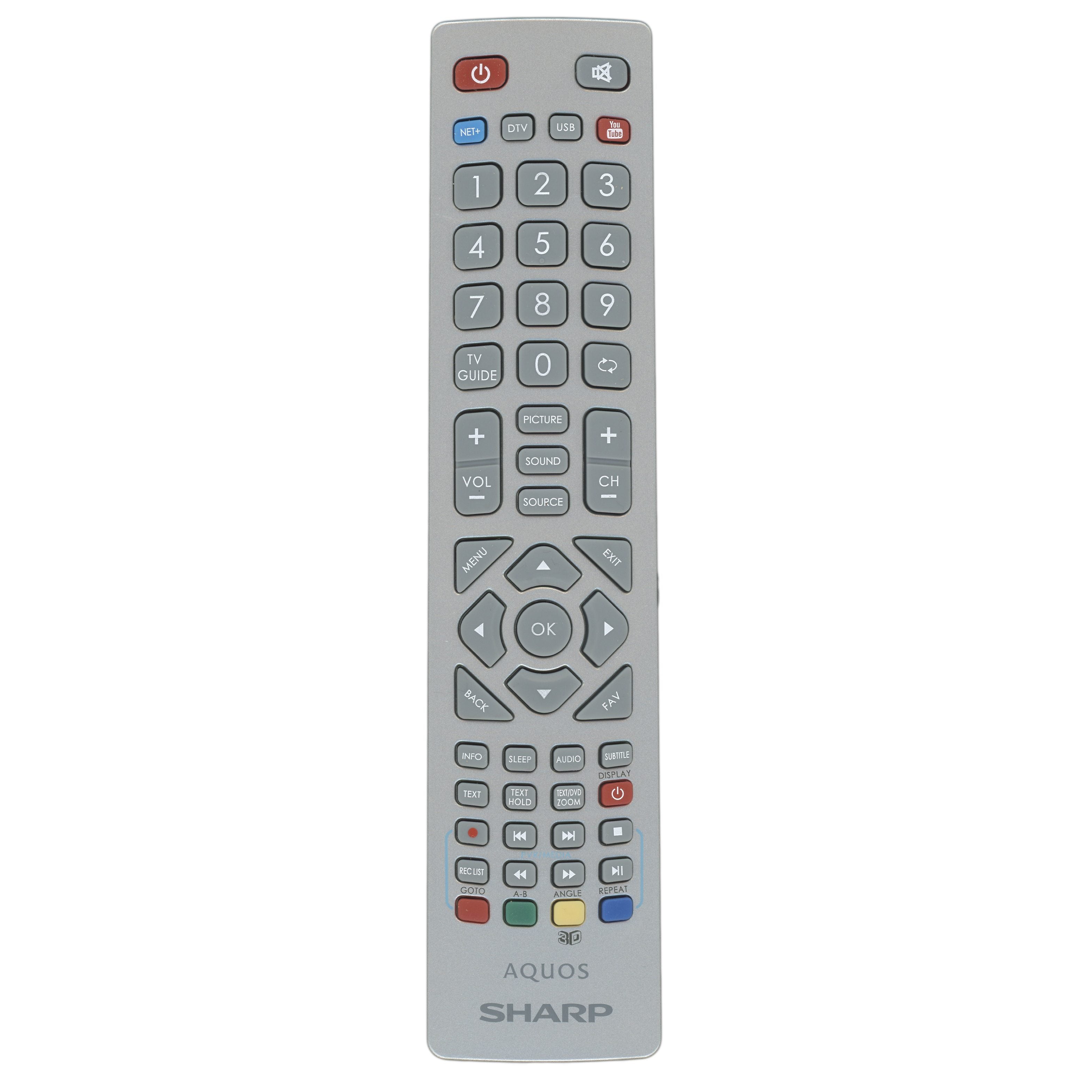 Sharp Md Remote Control Sharp SHWRMC0112 TV Remote Control
