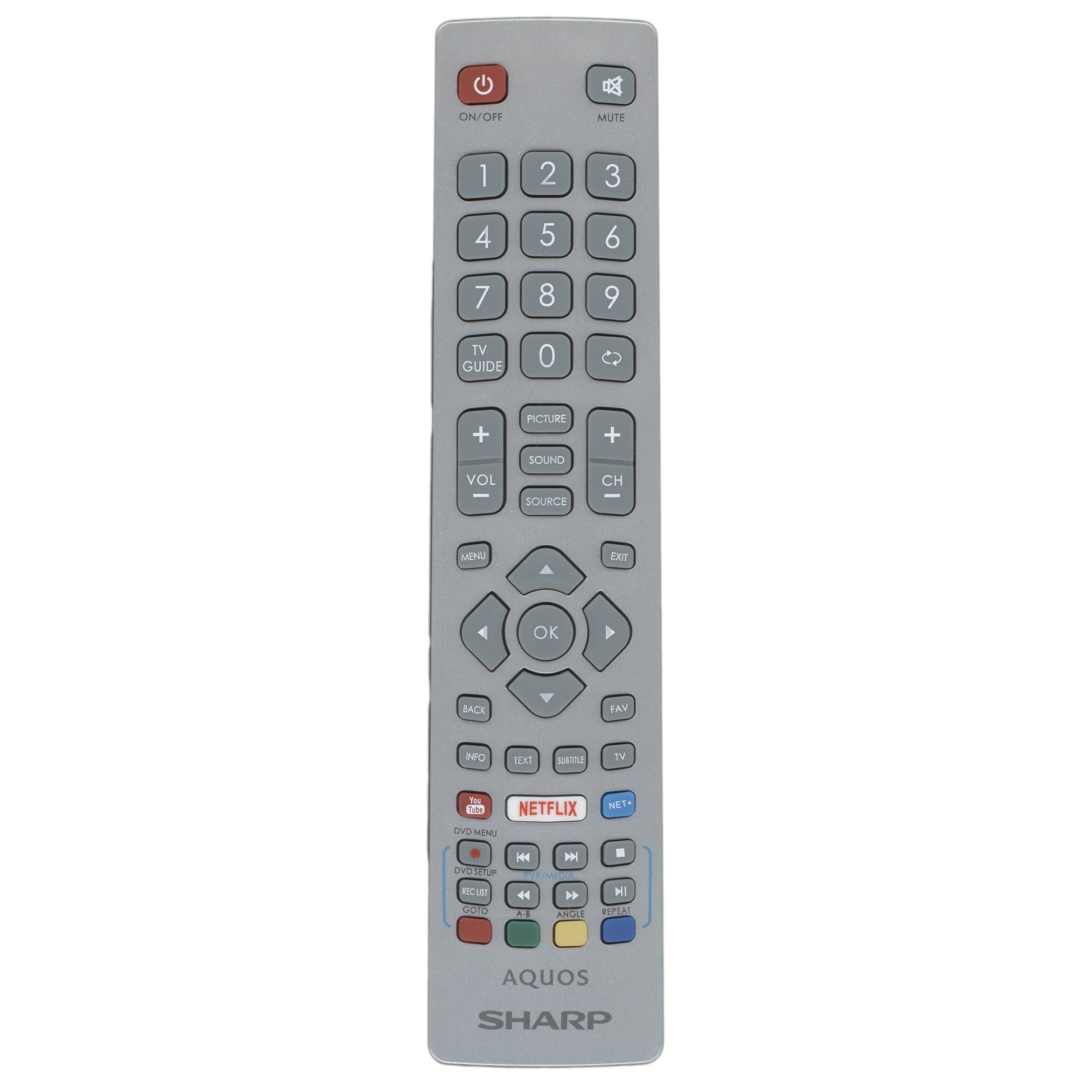 Télécommande pour téléviseur Sharp SHWRMC0115