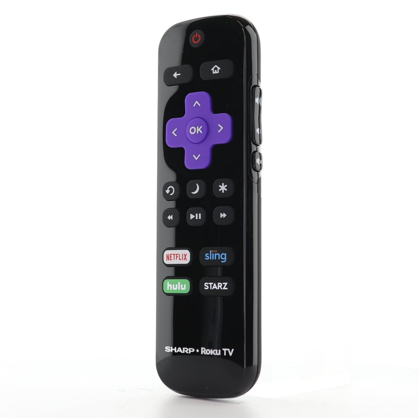 Sharp LC-RCRUDUS-18 Roku TV Remote Control | Netflix | Sling | Hulu | Starz - LCRCRUDUS18