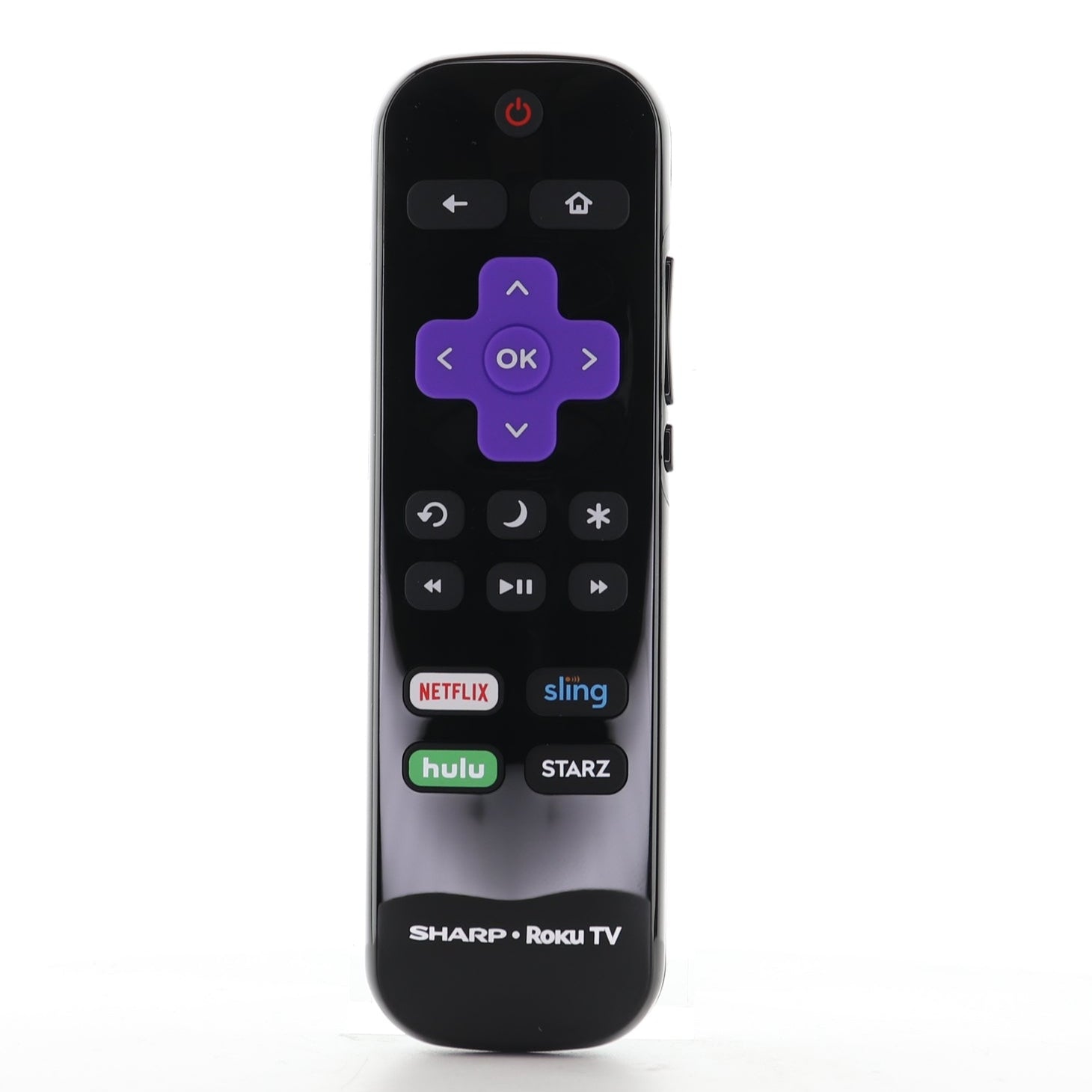 Sharp LC-RCRUDUS-18 Roku TV Remote Control | Netflix | Sling | Hulu | Starz - LCRCRUDUS18