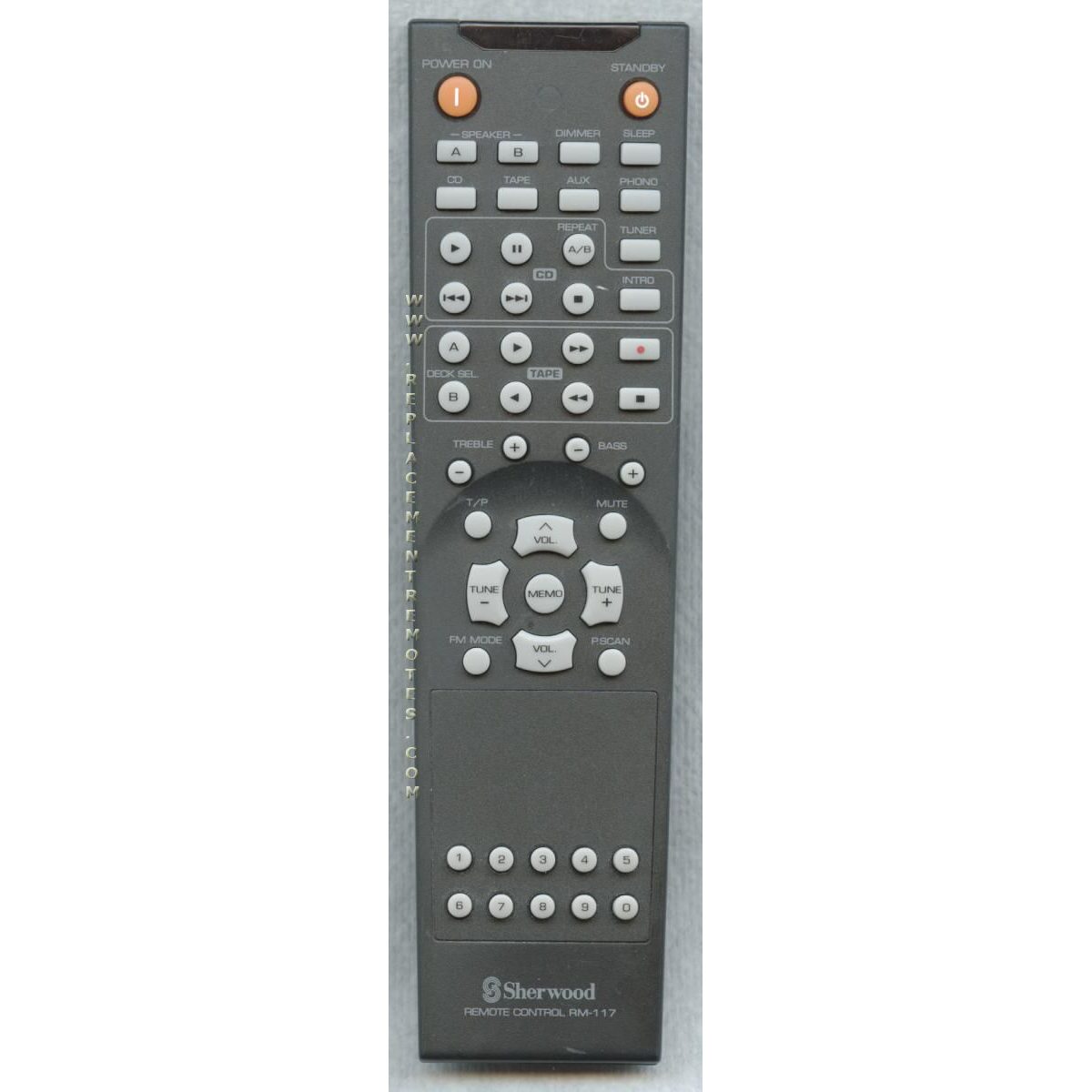 Télécommande audio Sherwood RM117