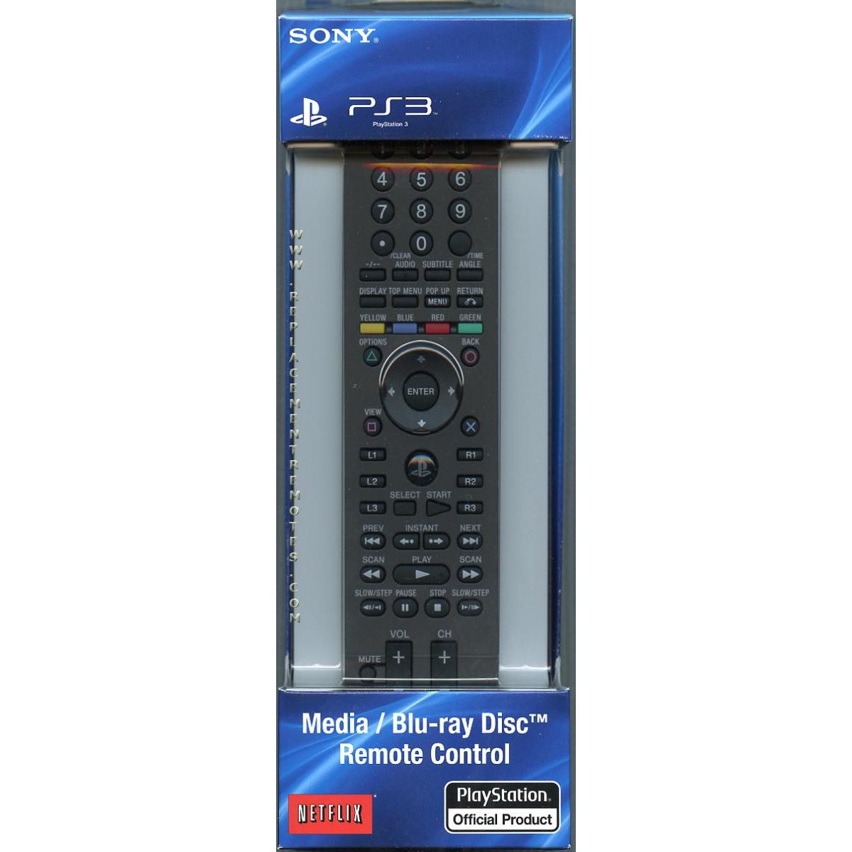 Control remoto Bluetooth para consola Sony PS3 BluRay